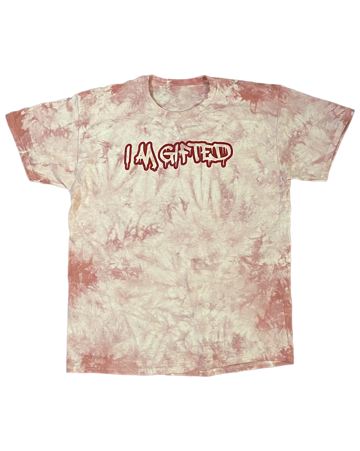 Not From Here Tee in Rose Tie-Dyed