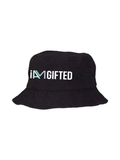 I AM GIFTED Bucket Hat in Black